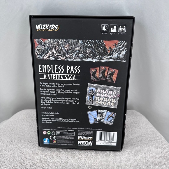 WizKids Endless Pass A Viking Saga Card Game Ages 14+ New Open Box - Picture 2 of 6